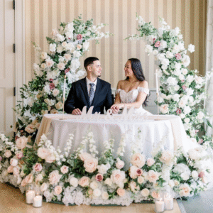 Chloe Flower Pillars